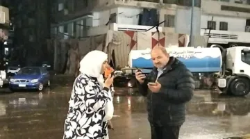شركة مياه الإسكندرية تسعى لاستنزاف تجمعات مياه الأمطار شرق المدينة