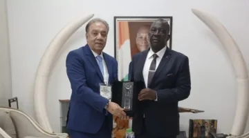 شريف الجبلي يجتمع مع وزير الزراعة في كوت ديفوار لاستكشاف فرص الاستثمار