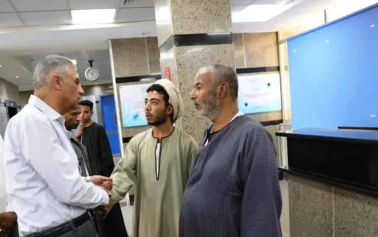 محافظ أسوان يقوم بزيارة مفاجئة لموظفي مستشفى النيل التخصصي للاطلاع على مستوى الخدمات الطبية والعلاجية محافظ أسوان يقوم بزيارة مفاجئة لموظفي مستشفى النيل التخصصي للاطلاع على مستوى الخدمات الطبية والعلاجية