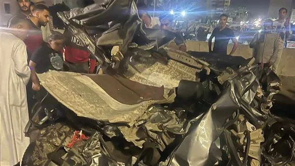 شهود عيان: السرعة الزائدة لمقطورة سبب تصادم عدة سيارات أعلى دائري السلام