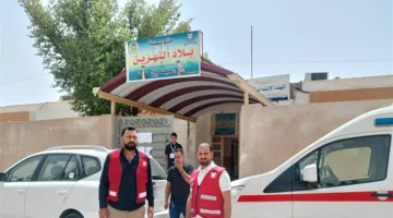 صحة الأنبار توفر سيارات إسعاف قرب مواقع الامتحانات (صور)