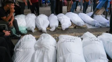 ثمانية شهداء نتيجة القصف المستمر للاحتلال على قطاع غزة منذ فجر اليوم