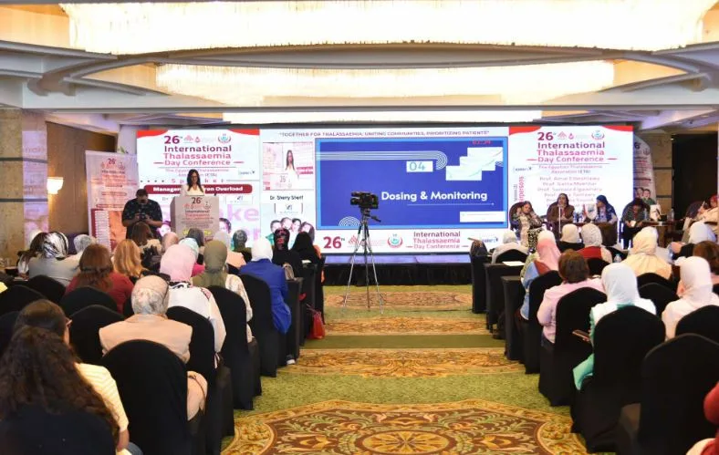 الصحة تعقد مؤتمرًا طبيًا وتوعويًا حول أهمية الكشف المبكر عن مرض الثلاسيميا الصحة تعقد مؤتمرًا طبيًا وتوعويًا حول أهمية الكشف المبكر عن مرض الثلاسيميا
