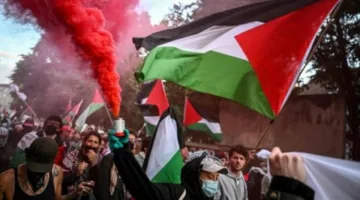 صدامات بين قوات الأمن ومتظاهرين مؤيدين لفلسطين في بازل أثناء “يوروفيجن”