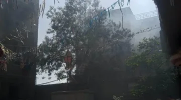 صور: إخماد حريق في مخازن شركة الزيوت والصابون بالمحلة الكبرى