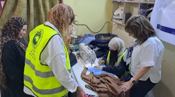 صور: بدء مشروع تدريبي للنساء في فن الخياطة لتعزيز مهاراتهن الاقتصادية بالأقصر