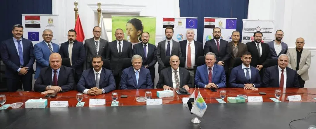صور: توقيع عقد إنشاء أكبر محطة معالجة في الغربية ضمن مشروع تطوير جودة المياه بمصرف كيتشنر