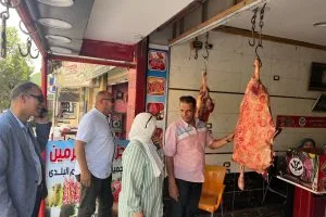 صور: حملة واسعة ضد محلات الجزارة في حدائق أكتوبر