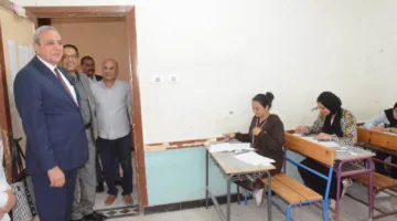 صور: محافظ الغربية يقوم بجولة على لجان امتحانات الدبلومات الفنية في أول يوم لها