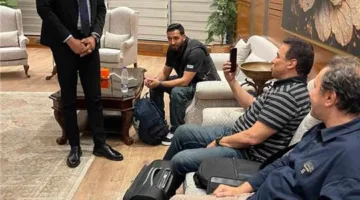 صور | وصول المجموعة الأولى من الرياضيين المصريين إلى ليبيا