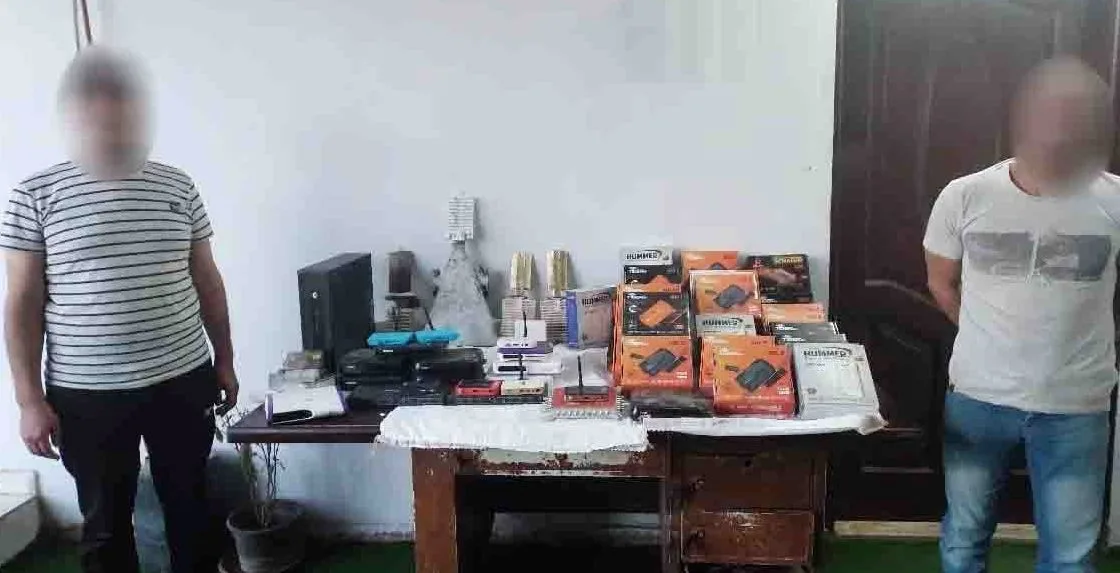 ضبط شخصين يديران محطة بث تليفزيوني لاسلكية بدون تصريح في المنوفية