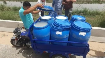 ضبط 1400 لتر من الحليب والعصائر منتهية الصلاحية خلال حملة في بني سويف