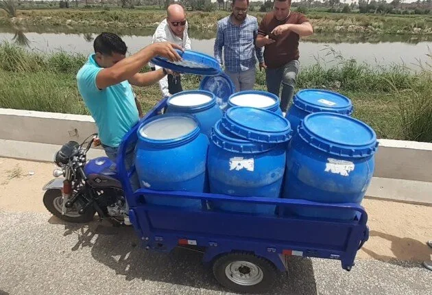 ضبط 1400 لتر من الحليب والعصائر منتهية الصلاحية خلال حملة في بني سويف ضبط 1400 لتر من الحليب والعصائر منتهية الصلاحية خلال حملة في بني سويف