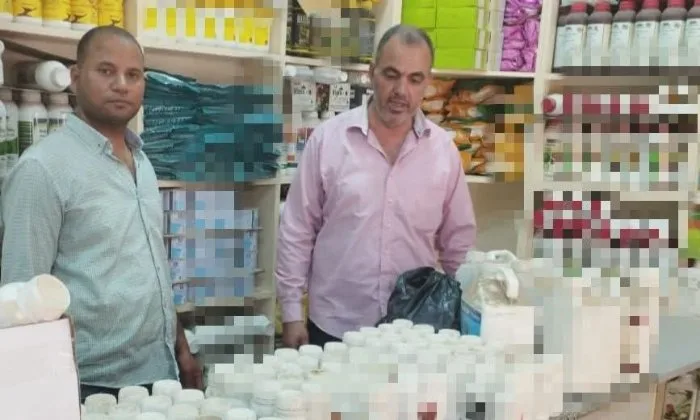 ضبط 255 عبوة من المبيدات الزراعية منتهية الصلاحية في البحيرة