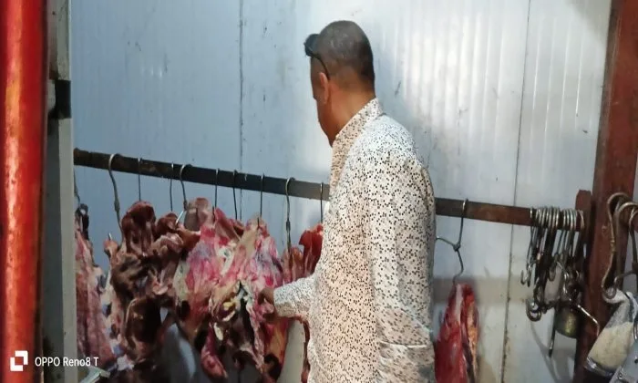 ضبط ١٨.٥ طن لحوم مستوردة ومصنعات لحوم غير صالحة للاستهلاك الآدمي بالجيزة