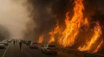 في أعقاب حرائق ضخمة.. إغلاق أطول طريقين بإسرائيل جراء فيضانات بمناطقها الجنوبية