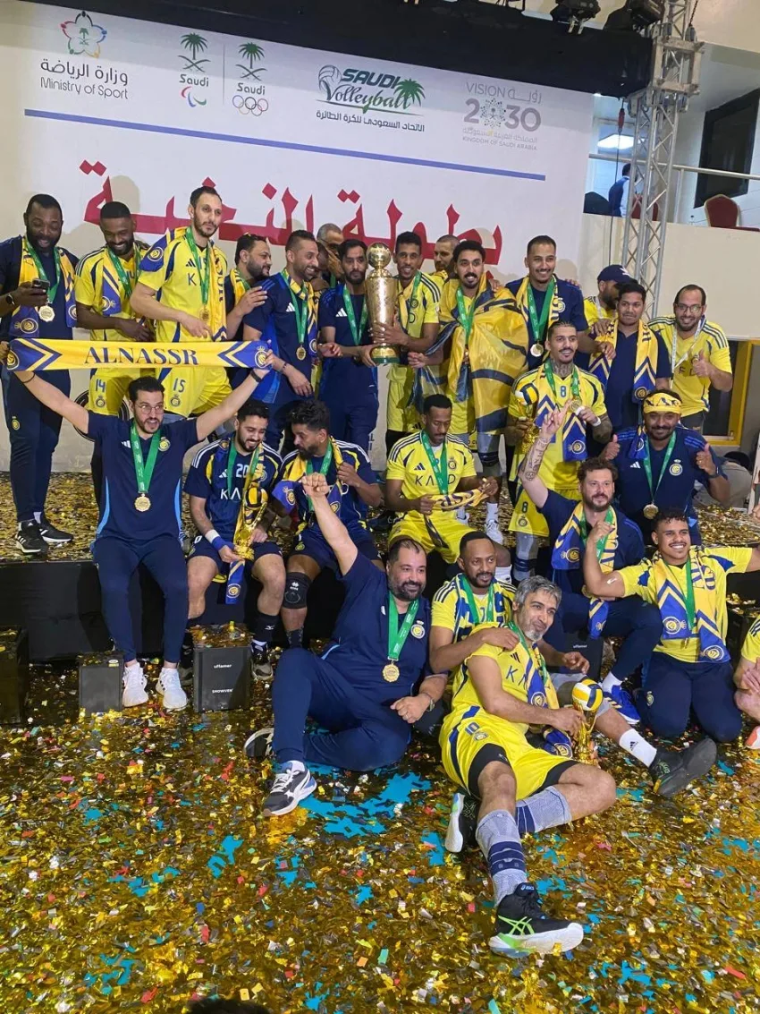 طائرة النصر تتجاوز الخليج وتحصل على كأس النخبة للمرة الأولى في تاريخها طائرة النصر تتجاوز الخليج وتحصل على كأس النخبة للمرة الأولى في تاريخها