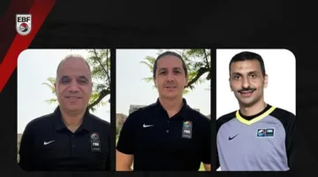 طاقم تحكيم مصري يشرف على بطولة الدوري التونسي لكرة السلة النهائية