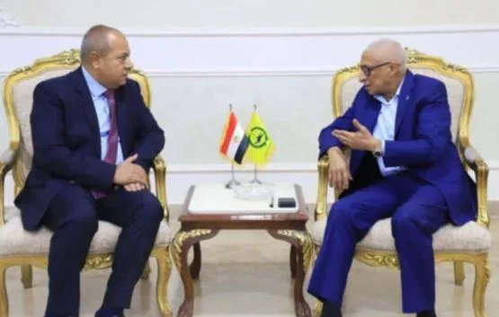 محافظ شمال سيناء يناقش تحسين الخدمات مع مدير شركة القناة لتوزيع الكهرباء محافظ شمال سيناء يناقش تحسين الخدمات مع مدير شركة القناة لتوزيع الكهرباء