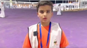 طلال الشمري: أصغر متطوع في مركز الشقيق بالجوف لخدمة الحجاج