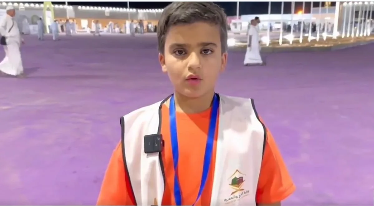 طلال الشمري: أصغر متطوع في مركز الشقيق بالجوف لخدمة الحجاج طلال الشمري: أصغر متطوع في مركز الشقيق بالجوف لخدمة الحجاج