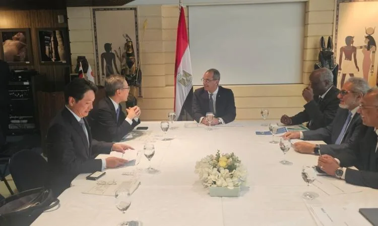 طلعت يبحث مع مسؤولي منصة طوكيو للابتكار التعاون في مجال دعم الابتكار الرقمى