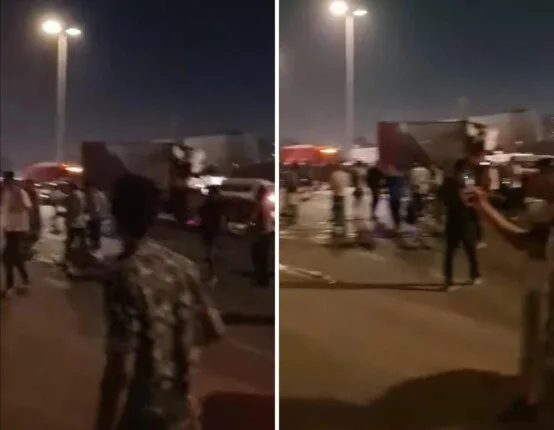 عاجل| أنباء عن وقوع حادث على طريق السلام | فيديو