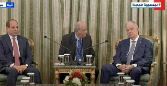 عاجل.. الرئيس السيسي: علاقات مصر واليونان قوية وتاريخية ونسعى لتطويرها