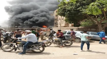 عاجل | حريق يشتعل في حافلات مدرسة حسام الدين المتكاملة بحدائق الأهرام واستجابة من فرق الإطفاء