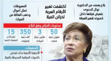 عاجل.. معلومات وتفاصيل حول حادث سرقة فيلا د. نوال الدجوي في 6 أكتوبر