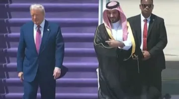 عاجل.. وصول الرئيس الأمريكي دونالد ترامب إلى السعودية في بداية جولة خليجية.