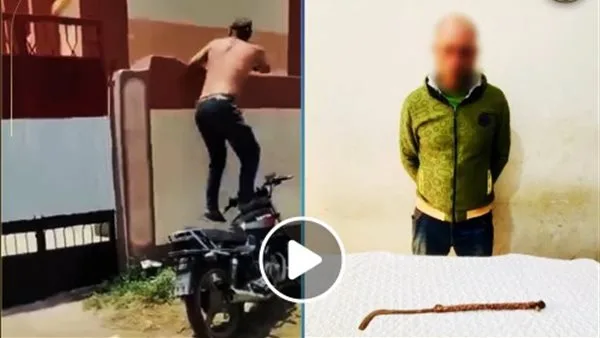 عاريًا فوق السور.. ملابسات دخول شخص بـ"عَتَلة" مدرسة بدمياط