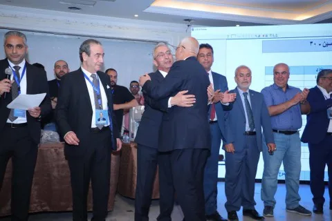 عبدالله عاصم غوشه نقيبا لمهندسي الأردن