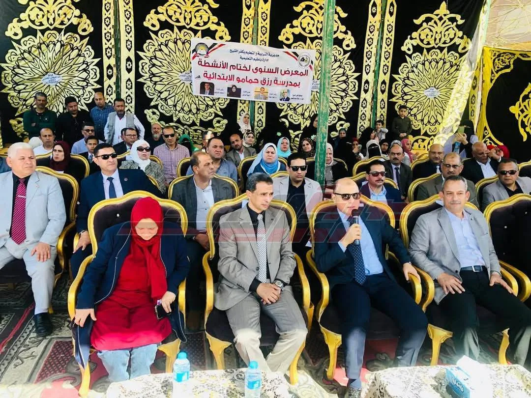 عبدالمعطي وجودة يشهدان ختام الأنشطة الطلابية بمدرسة رزق حمامو ببلطيم
