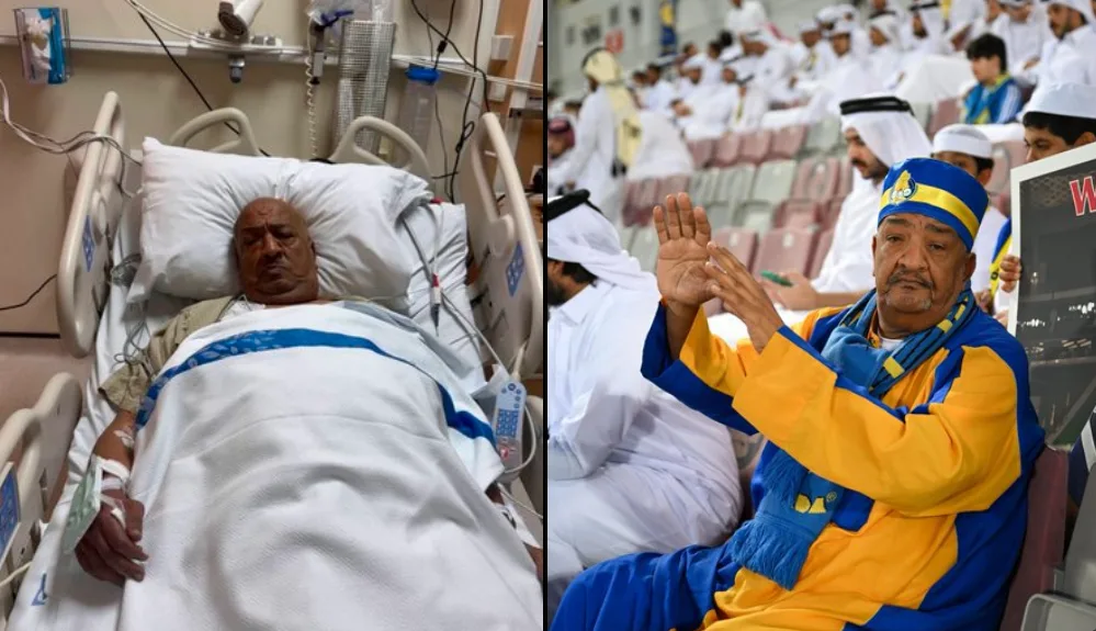 عدولة، أبرز مشجع لفريق غرفا، يتعرض لوعكة صحية عدولة، أبرز مشجع لفريق غرفا، يتعرض لوعكة صحية
