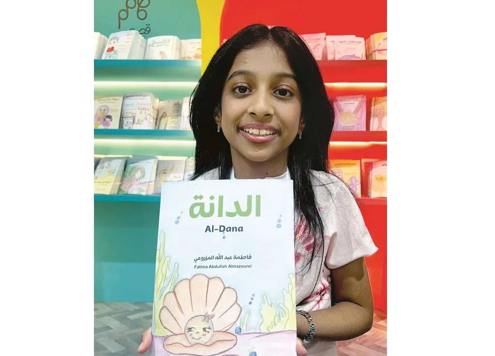 عرض إبداعات طلاب مؤسسة قطر في معرض الكتب عرض إبداعات طلاب مؤسسة قطر في معرض الكتب