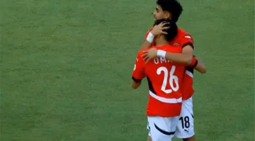 عمر أسامة يحرز الهدف الأول للمنتخب المصري في مواجهة نيجيريا