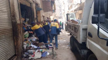 عمليات تفتيش أمنية على المتاجر التي تجمّع النفايات في دائرة قسم رمل ثان بالإسكندرية