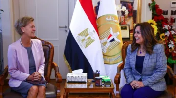 “عوض” تتباحث مع سفيرة الاتحاد الأوروبي في القاهرة حول فرص التعاون المشترك