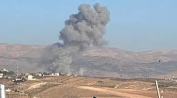 غارات جوية من قوات الاحتلال الإسرائيلي على منطقة البقاع شرقي لبنان
