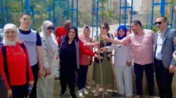 غرس 200 شجرة على شاطئ التعاون بالإسماعيلية في إطار مبادرة “استعد للأخضر”