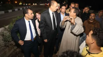 محافظ سوهاج يقوم بجولة مسائية لتفقد مشروعات التحديث والتجميل