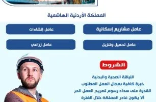 فرص توظيف في الأردن بقطاع تصاريح العمل المستقل: «المتطلبات وطريقة التقديم»