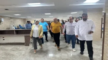فريق العلاج الطبي من وزارة الصحة يقوم بزيارة مستشفى أبوتشت الجديد