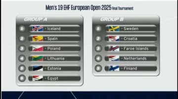 فريق مصر في البطولة الأوروبية المفتوحة تحضيراً لكأس العالم لناشئي كرة اليد