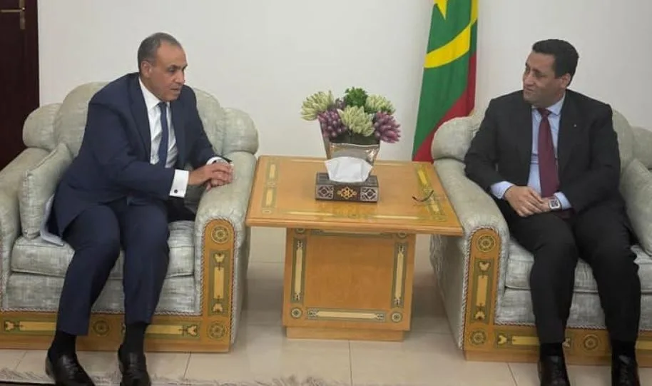 عبدالعاطي يثني على مساهمة الشركات المصرية في موريتانيا لتعزيز العلاقات والمصالح المشتركة بين البلدين. عبدالعاطي يثني على مساهمة الشركات المصرية في موريتانيا لتعزيز العلاقات والمصالح المشتركة بين البلدين.