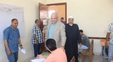 في اليوم الأول، محافظ القليوبية يزور لجان امتحانات الثانوية الأزهرية.