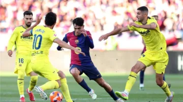 في سهرات تتويج الليجا الإسبانية.. برشلونة يتلقى الهزيمة أمام فياريال 2-3
