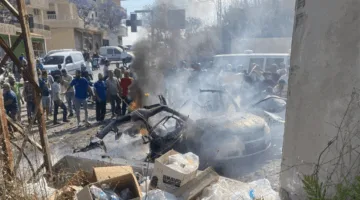 فيديو: استهداف رابيد في منطقة عين بعال بقضاء صور