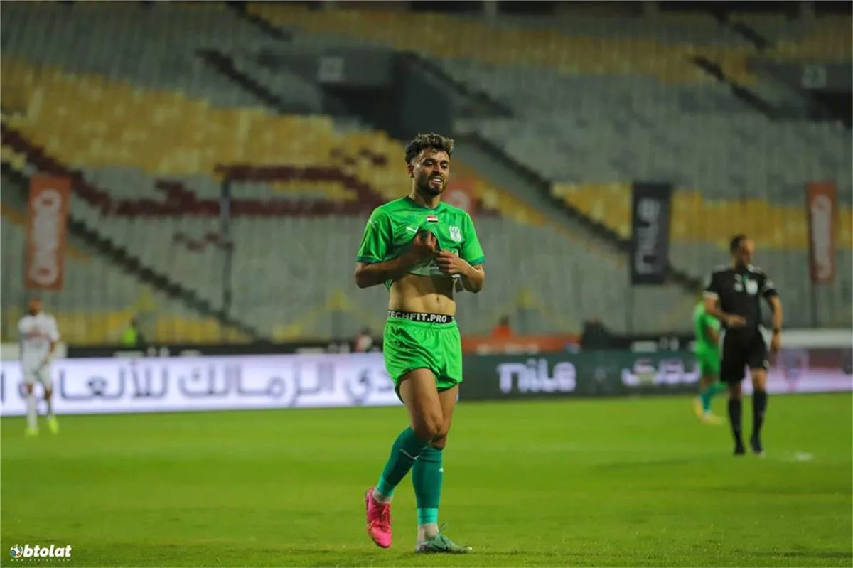 فيديو | صلاح محسن يسجل هدف المصري الأول أمام الأهلي